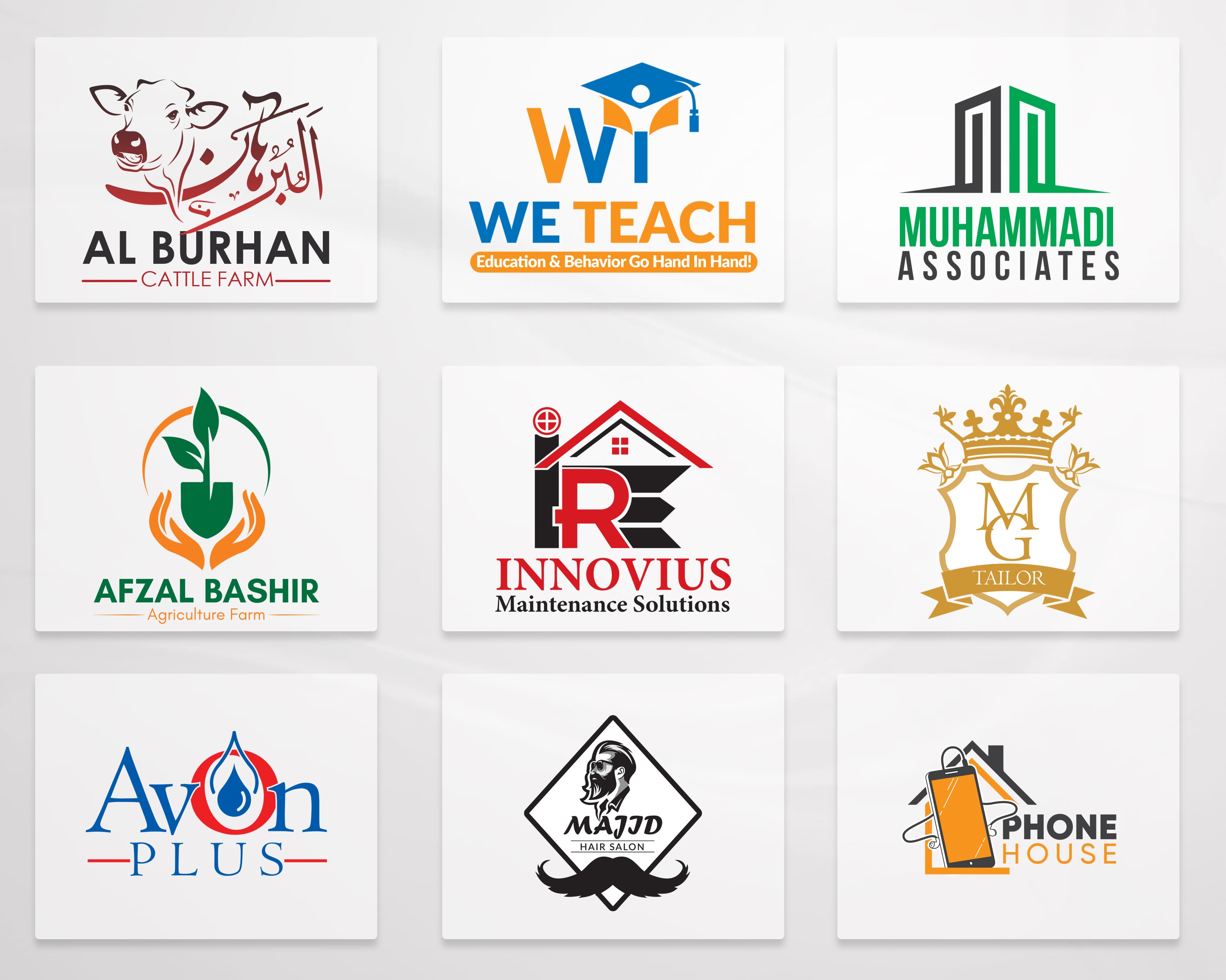 Modern logo design Phoenix creative branding example 2026