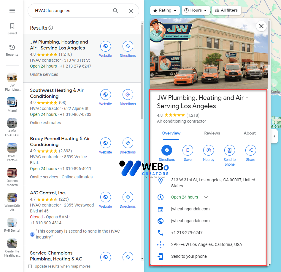 Setup a verified google my business listing for business gmb profile creation in Phoenix