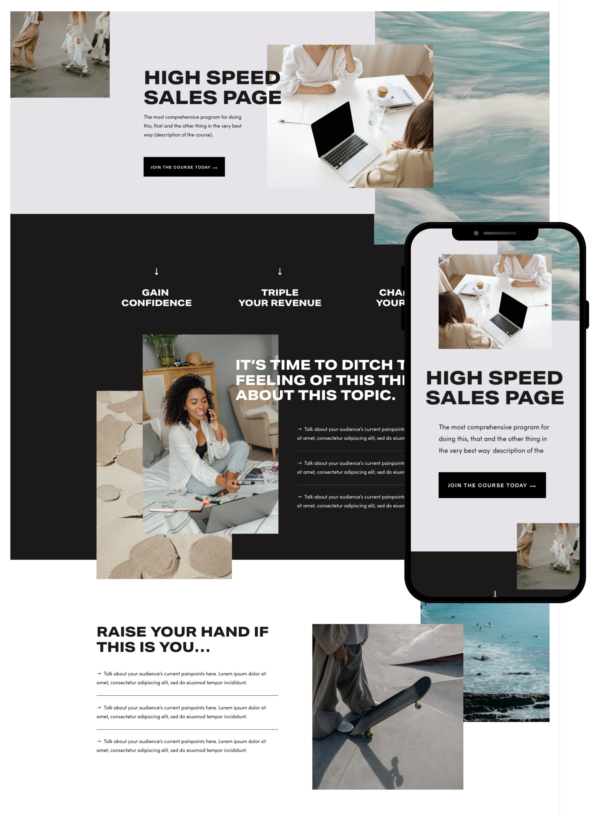 Sales Page Design | Elite Launch Design - Create in Phoenix for Higher Conversions