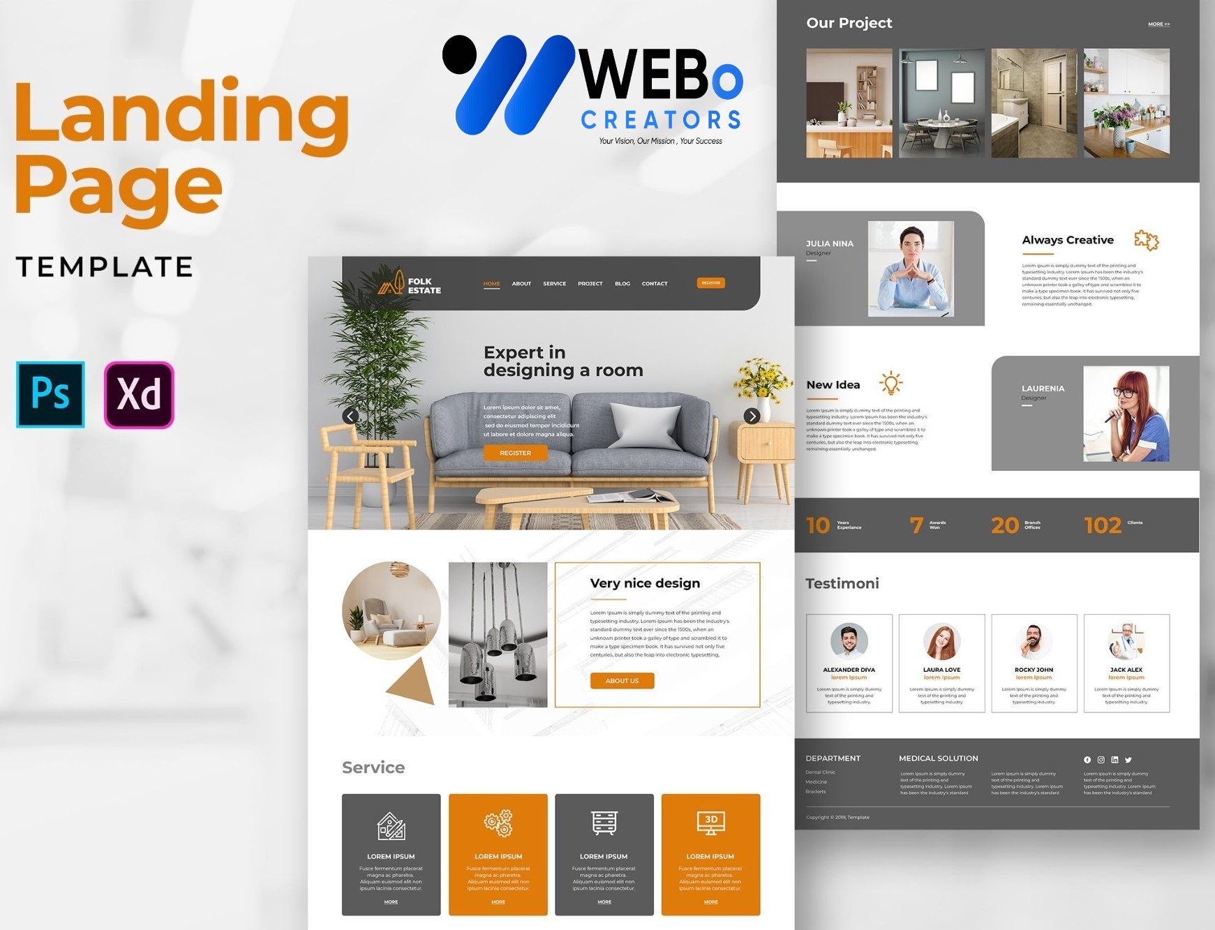 Creative Landing Page Designs, Themes, Graphic Elements for Phoenix Businesses 2026