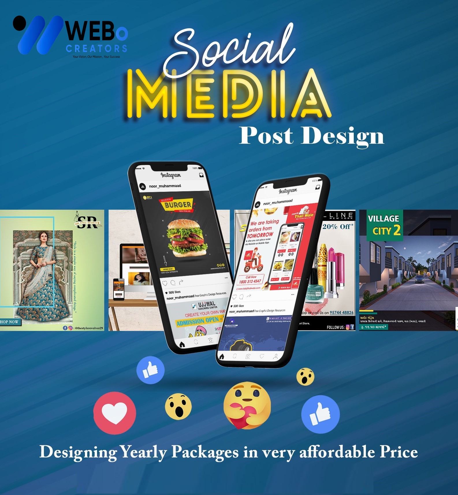 Social Media Post Design Services in Phoenix for Businesses and Brands